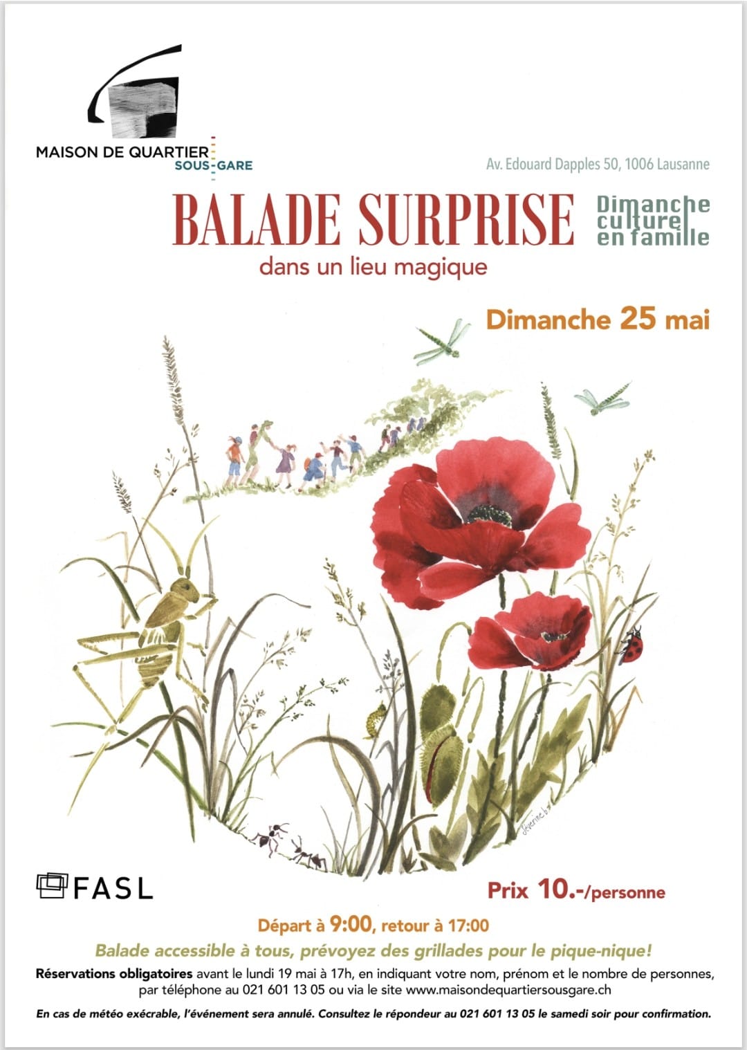 5ᵉ et Dernier Dimanche en Famille – Balade Surprise
