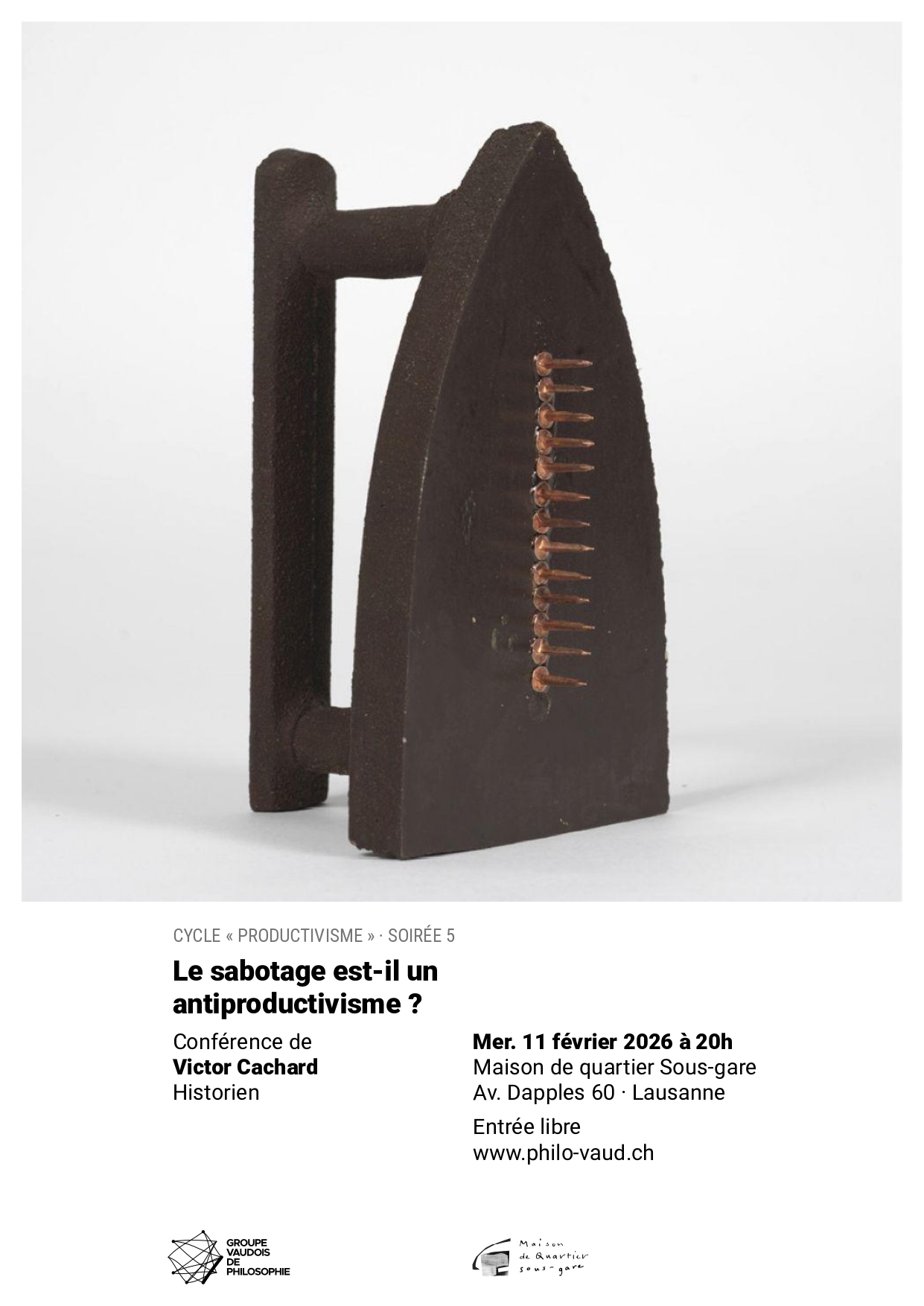 Victor Cachard. Le sabotage est-il un antiproductivisme ?