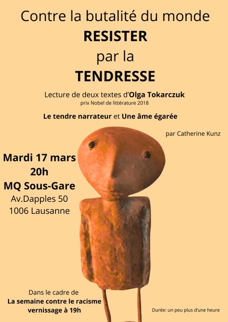 Lectures de deux texte d’’Olga Tokarczuk