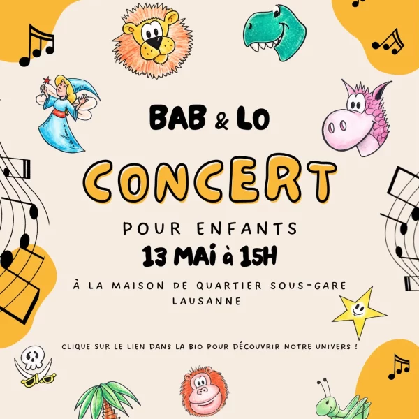 BAB & Lo / concert pour enfants