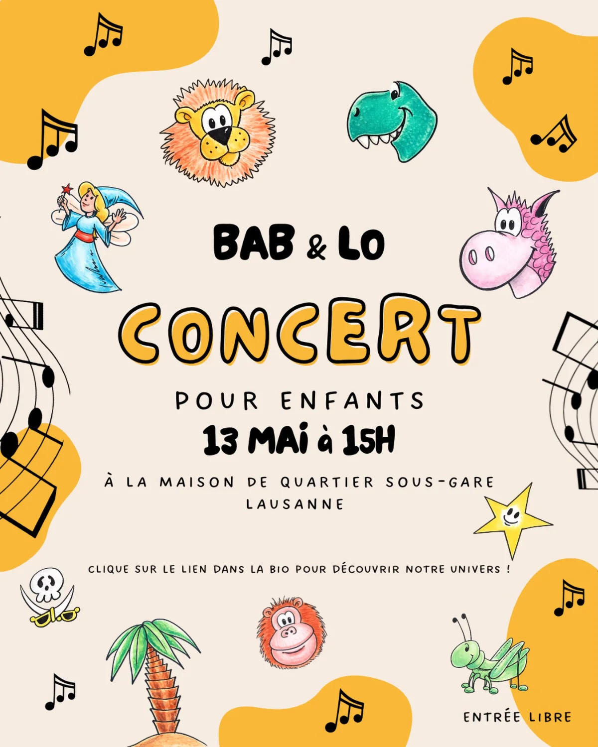 BAB & Lo / concert pour enfants