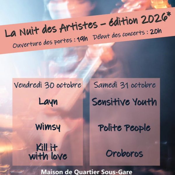Nuit des Artistes 2026
