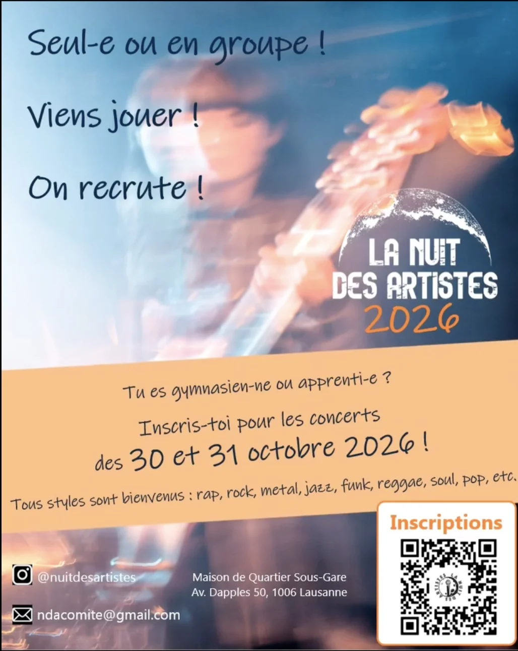 Nuit des Artistes 2026